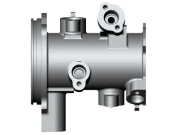 CAMWorks Mill-Turn supports C, Y and B axis machining at compound angles and 5 axis simultaneous machining