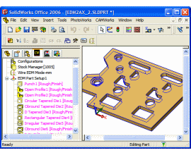 Program 2- through 4-axis Wire EDM CNC machines