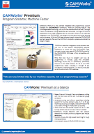 CAMWorks premium data sheet image