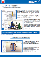 CAMWorks standard data sheet image