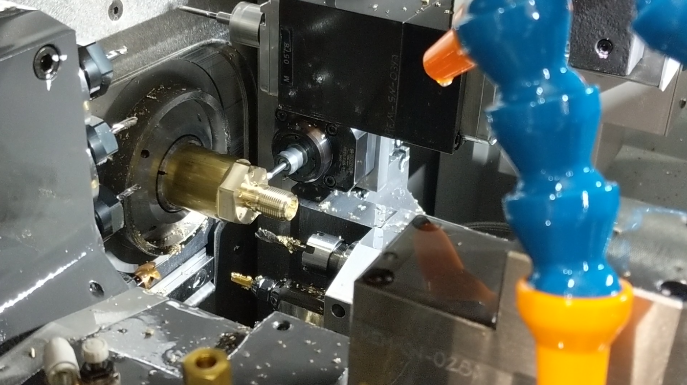 Swiss-type CNC machine